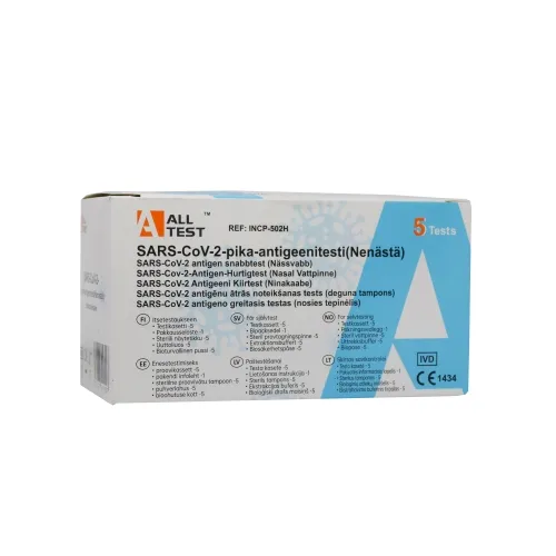 ANTIGEENI KIIRTEST COVID-19 ALLTEST ISE TESTIMISEKS N5 - Tootepilt 