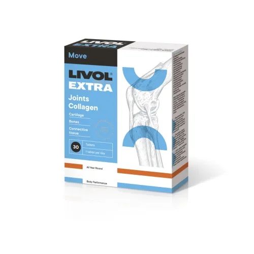 LIVOL EXTRA JOINTS COLLAGEN TBL N30 - Tootepilt 