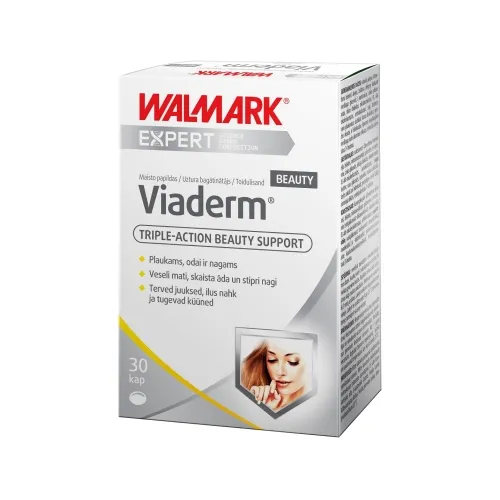 WALMARK VIADERM BEAUTY KAPSLID N30 - Tootepilt 