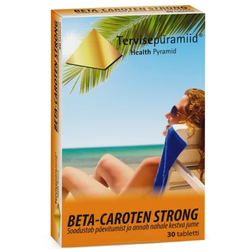 TERVISEPÜRAMIID BETA-CAROTEN STRONG TBL N30 - Tootepilt 