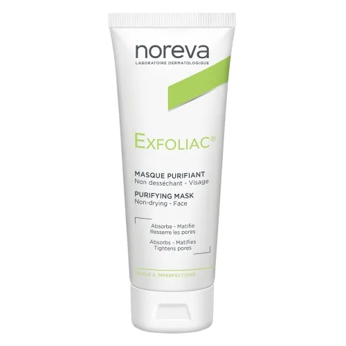NOREVA EXFOLIAC KOORIV MASK AKNELISELE NAHALE 50ML - Tootepilt 