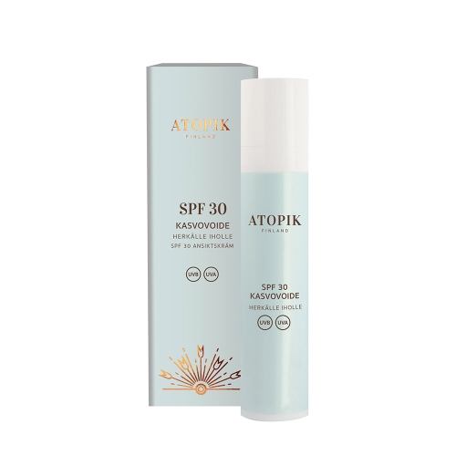 ATOPIK PÄIKESEKAITSEKREEM SPF30 NÄOLE 50ML - Tootepilt 