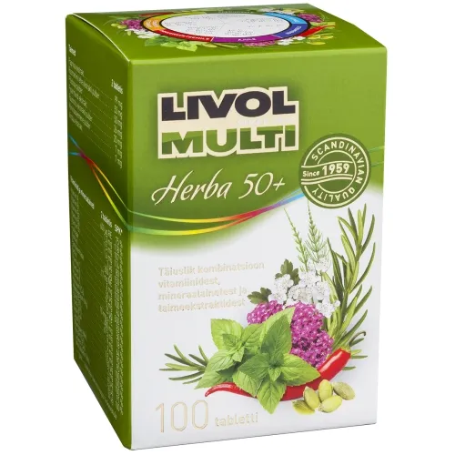 LIVOL MULTI HERBA 50+ TBL N100 - Tootepilt 