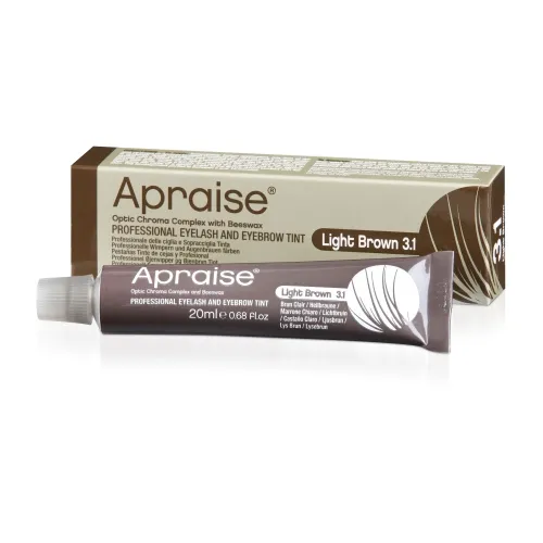 APRAISE RIPSME- JA KULMUVÄRV - NO.3,1 LIGHT BROWN 20 ML - Tootepilt 