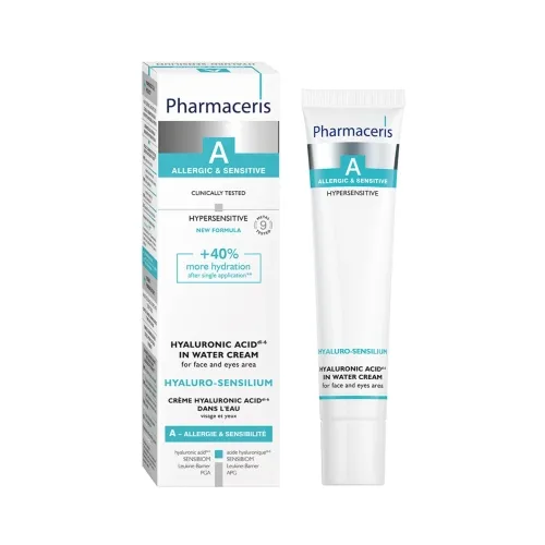 PHARMACERIS A HYALURO-SENSILIUM NÄOKREEM VEEPÕHINE 40ML - Tootepilt 