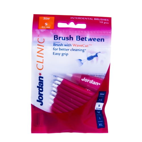 JORDAN HAMBAVAHEHARI CLINIC BRUSH BETWEEN 0,5MM N10 - Tootepilt 