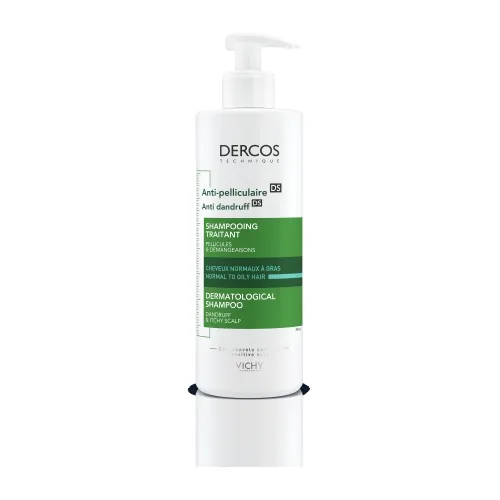 VICHY DERCOS ŠAMPOON KÕÕMAVASTANE RASVASTELE JUUSTELE 390ML - Tootepilt 