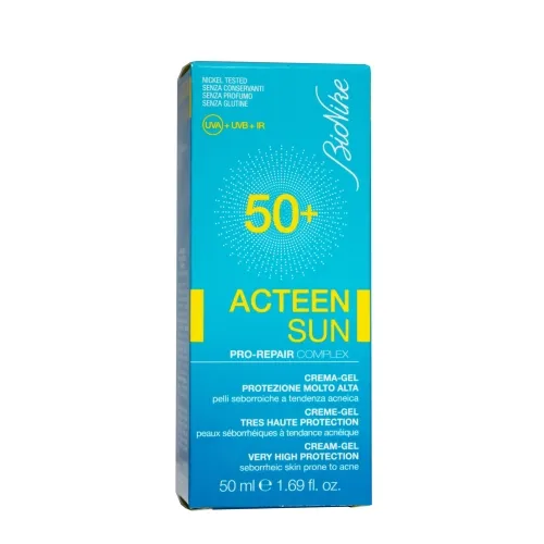 BIONIKE SUN ACTEEN PÄIKESEKAITSEKREEM-GEEL SPF50+ 50ML - Tootepilt 