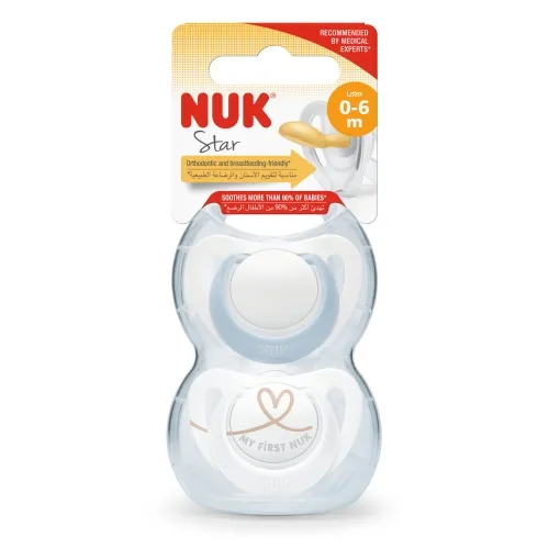 Product image of NUK RÕNGASLUTT STAR 0-6 KUUD LAT N2