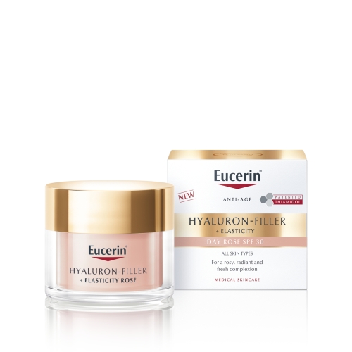 EUCERIN HYALURON FILLER+ELASTICITY ROSE PÄEVAKREEM SPF30 50ML - Tootepilt 