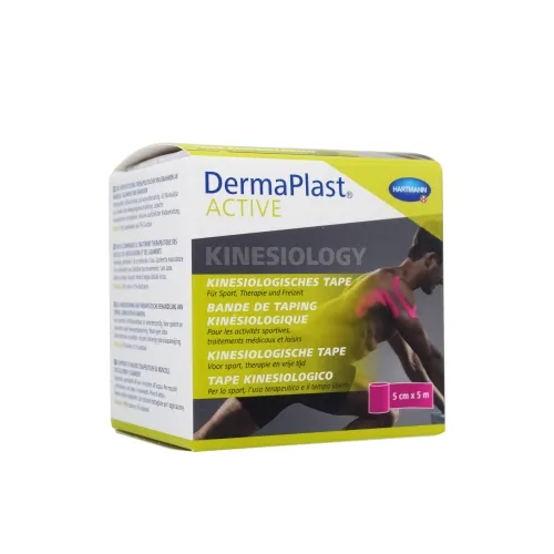 DERMAPLAST ACTIVE KINESIOTEIP 5CMX5M ROOSA
