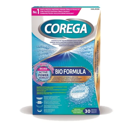 COREGA BIO FORMULA PUHASTUSTABLETID N30 - Tootepilt 
