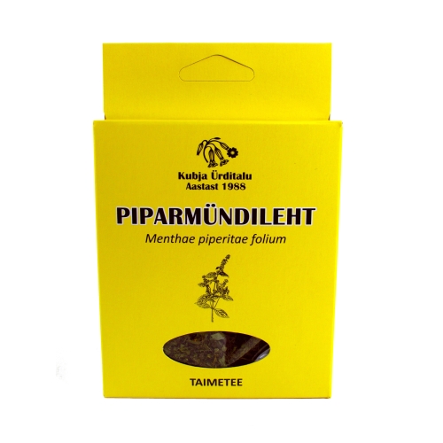Product image of KUBJA PIPARMÜNDILEHT (MENTHAE PIPERITAE FOLIA) 15G (KARP)