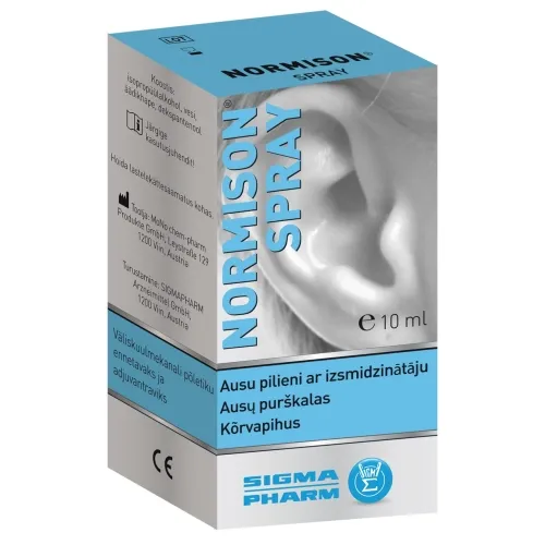 NORMISON KÕRVASPREI 10ML - Tootepilt 
