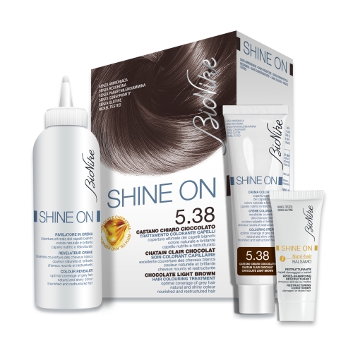 Product image of BIONIKE SHINE ON HOOLDAV JUUKSEVÄRV 5.38 (SHOKOL. HELE-PRUUN)