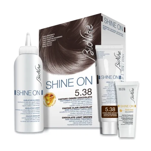 BIONIKE SHINE ON HOOLDAV JUUKSEVÄRV 5.38 (SHOKOL. HELE-PRUUN)