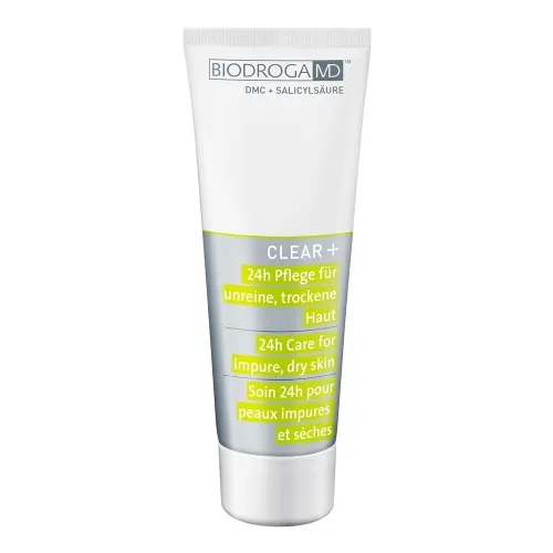 BIODROGA MD CLEAR+ 24H NÄOKREEM EBAPUHAS KUIV NAHK 75ML - Tootepilt 