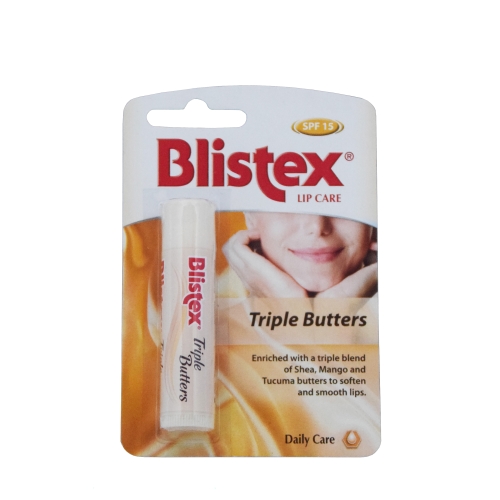 BLISTEX HUULEPALSAM TRIPLE BUTTERS SPF15 4,25G - Tootepilt 