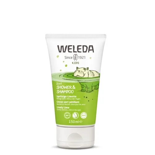 WELEDA SHAMPOON-DUSHIKREEM LASTELE LAIM 150ML 