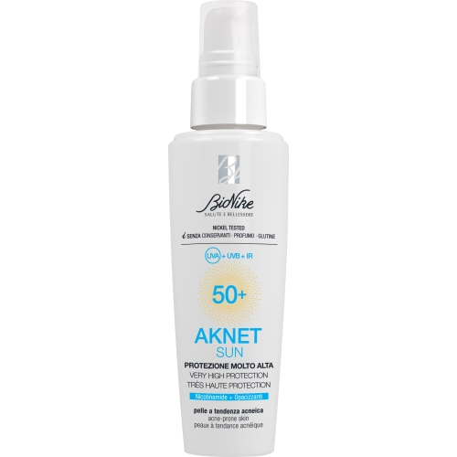Product image of BIONIKE SUN AKNET PÄIKESEKAITSEFLUID SPF50+ 50ML