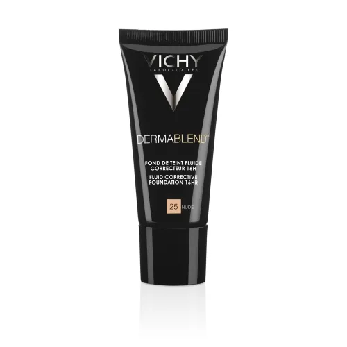 VICHY DERMABLEND 25 NUDE JUMESTUSEMULSIOON 16H SPF35 30ML - Tootepilt 
