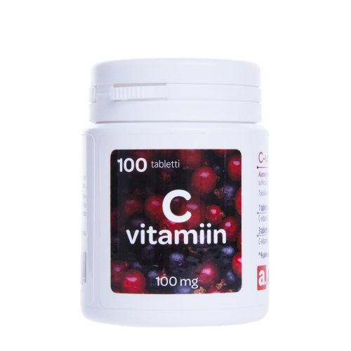 Product image of A. C VITAMIIN 100MG NÄRIMISTBL N100 AIAMARJAMAITSELINE