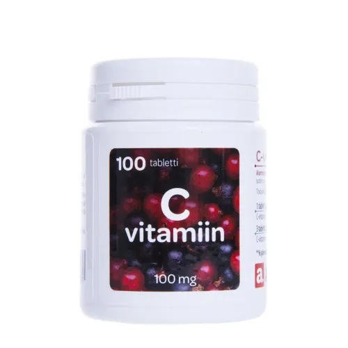 A. C VITAMIIN 100MG NÄRIMISTBL N100 AIAMARJAMAITSELINE
