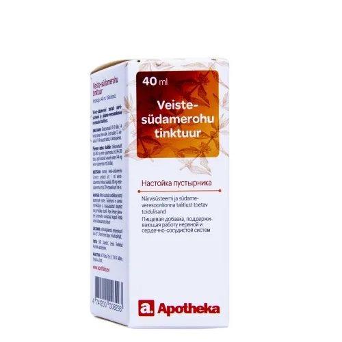 A. VEISTE-SÜDAMEROHU TINKTUUR 40ML