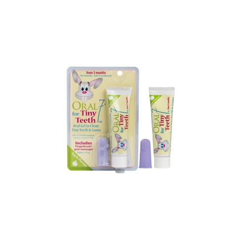 Product image of ORAL 7 KOMPLEKT VÄIKELASTELE (HAMBAPASTA+NÄPUHARI) 48ML