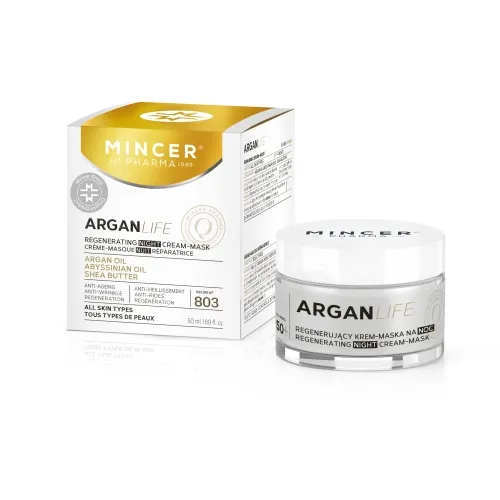 MINCER PHARMA ARGAN LIFE KREEMMASK TAASTAV 50ML