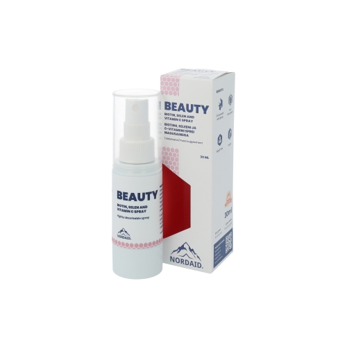 Product image of NORDAID BEAUTY BIOTIIN, SELEEN, C-VITAMIINI SPREI 30ML