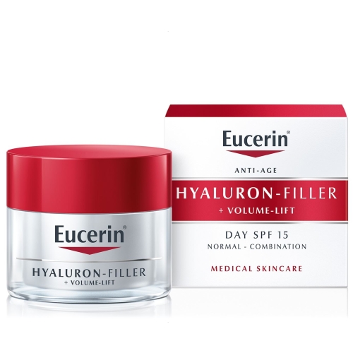 EUCERIN HYALURON FILLER+VOLUME PÄEVAKREEM NORM NAHALE 50ML - Tootepilt 