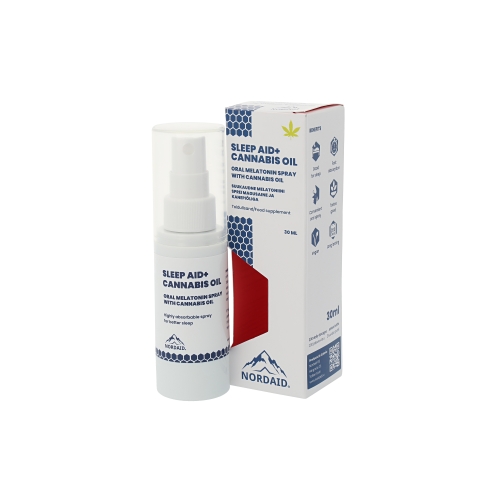 NORDAID SLEEP AID MELATONIINI SPREI 1MG KANEPIÕLIGA 30ML - Tootepilt 