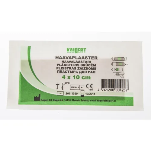 HAAVAPLAASTER 4X10CM (KAIGERT) - Tootepilt 