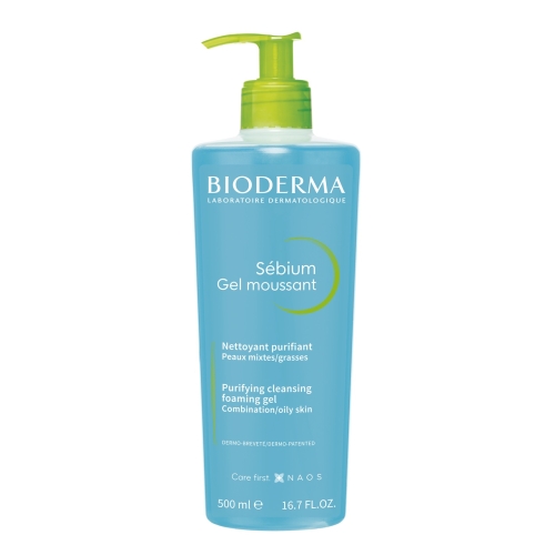 BIODERMA SEBIUM NÄOPUHASTUSE VAHTGEEL 500ML - Tootepilt 