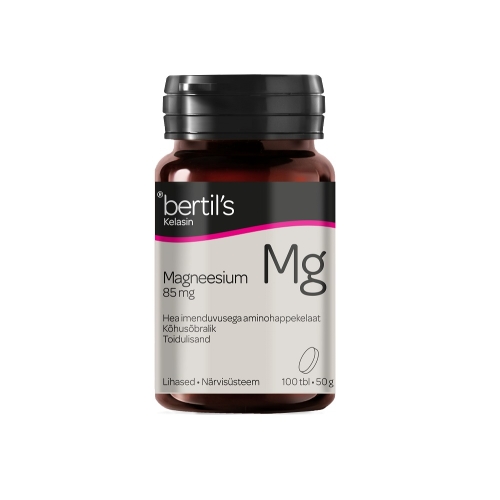 BERTILS MAGNEESIUM TBL 85MG N100