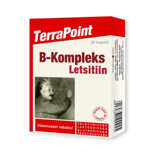 Product image of TERRAPOINT B-KOMPLEKS LETSITIIN CAPS N30