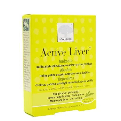 NEW NORDIC ACTIVE LIVER TBL N30 - Tootepilt 