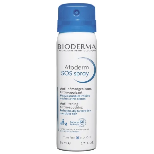 BIODERMA ATODERM SOS SÜGELUSVASTANE SPREI 50ML - Tootepilt 