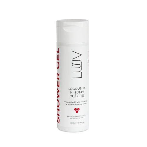 LUUV DUSHIGEEL NIISUTAV ORGAANILISE JÕHVIKAGA 200ML - Tootepilt 