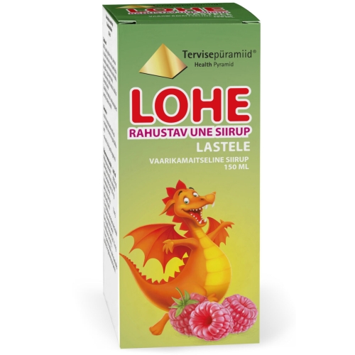 TERVISEPÜRAMIID LOHE RAHUSTAV SIIRUP 150ML - Tootepilt 