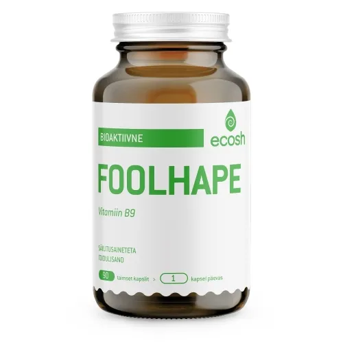 ECOSH BIOAKTIIVNE FOOLHAPE CAPS 800MCG N90 - Tootepilt 