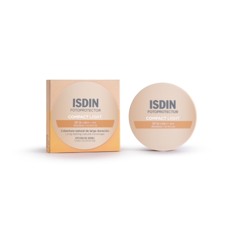 Product image of ISDIN SUN KOMPAKTPUUDERKREEM SPF50 (LIGHT) 10G