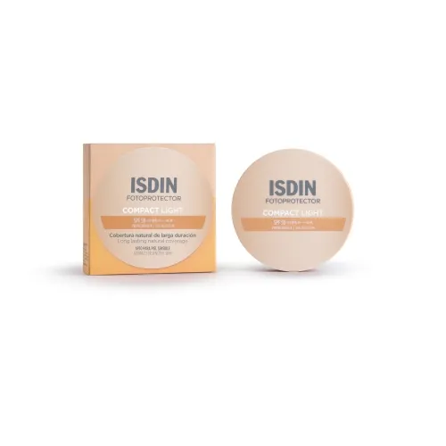 ISDIN SUN KOMPAKTPUUDERKREEM SPF50 (LIGHT) 10G