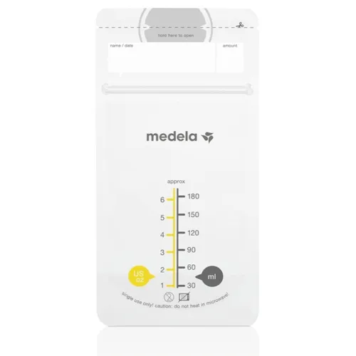MEDELA BF RINNAPIIMA SÄILITUSKOTID 180ML N25 - Tootepilt 