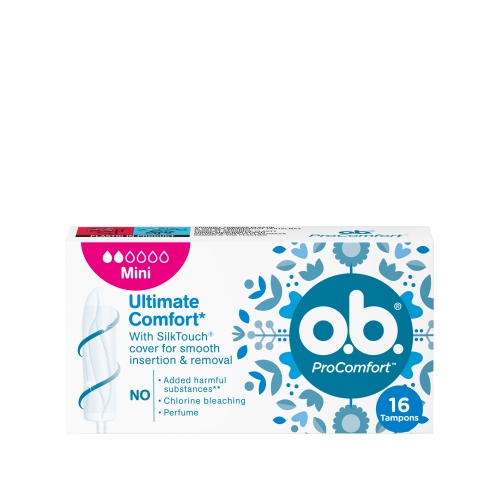 Product image of O.B. HÜG TAMPOONID PROCOMFORT MINI N16