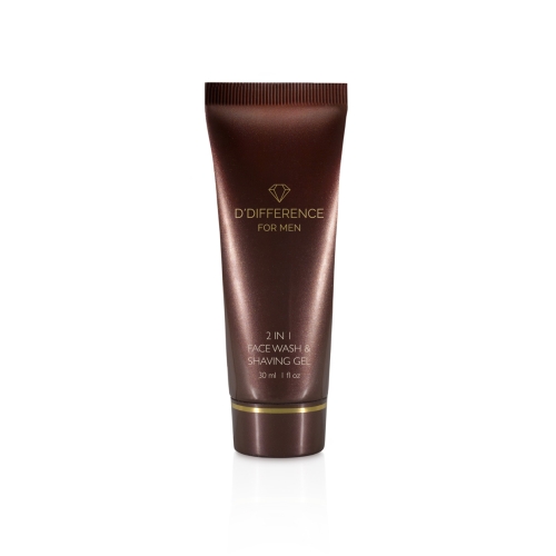 D`DIFFERENCE FOR MEN NÄOPESU-JA RASEERIMISGEEL 2IN1 30ML - Tootepilt 