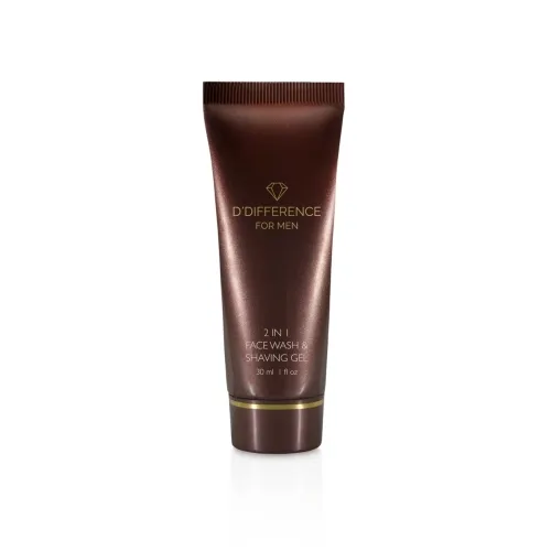 D`DIFFERENCE FOR MEN NÄOPESU-JA RASEERIMISGEEL 2IN1 30ML - Tootepilt 