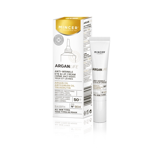 Product image of MINCER PHARMA ARGAN LIFE SILMA- JA HUULEKREEM 15ML