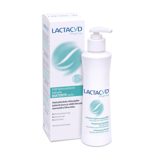 Product image of LACTACYD PHARMA INTIIMPESUVAHEND KAITSE BAKTERITE VASTU 250ML